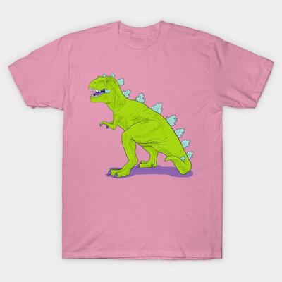 T Shirt damski Reptar Zilla Harajuku Print Kawaii Tshirt Letnia koszulka damska z krótkim rękawem Top Tee