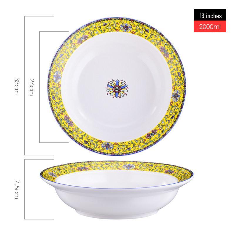 Large Ceramic Bowl for Soup, Noodles, Boiled Fish, Pickled Fish, and Dough Mixing - Mao Xuewang Commercial Use