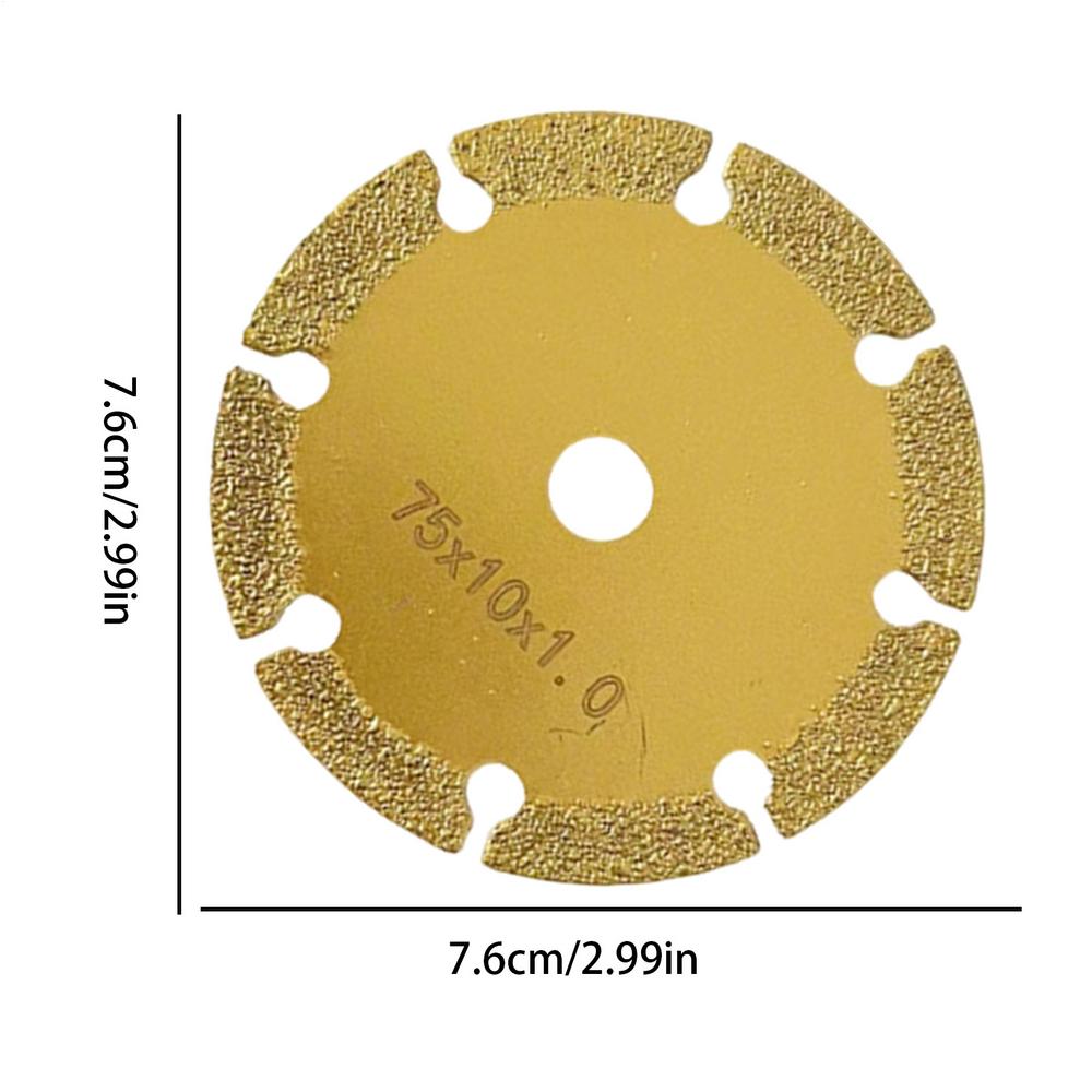 Grinding Wheel 3 Inch Metal Heavy Duty Cutting Attachments Angle Grinder Discs For Metal Concrete Stone Tile Paint Steel Carbon