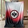 Eintracht Frankfurt Football Print Flannel Blanket, Soft Warm Lightweight Throw Blanket for Sofa Bed Camping