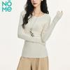 NOMe Women's U-Neck Slim Fit Long Sleeve Knit Base Layer