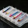 Metal Double Hook Fishing Bait Long Throw 30g 40g Iron Plate Sub-bait Freshwater Sea Sequins Vib