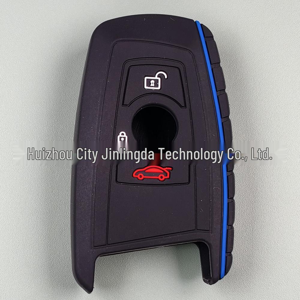 Silicone Key Cover for BMW 3 & 5 Series: Fits 320, X1, X3, X5 Models