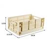 Stackable Plastic Storage Container Bins White Beige Multi-size Large Capacity Sturdy Organizer For Desktop Closet Kitchen Goods