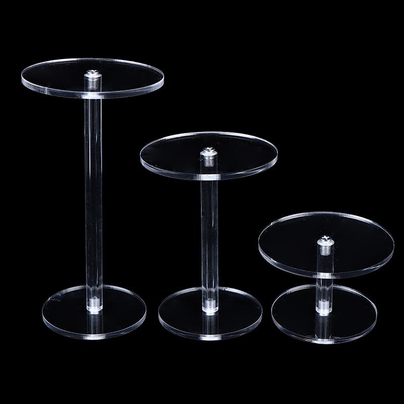 Transparent Frame Round Jewelry Blind Box Display Stand Acrylic Clear Bracelet Organizer Shelf Jewelry Storage Rack