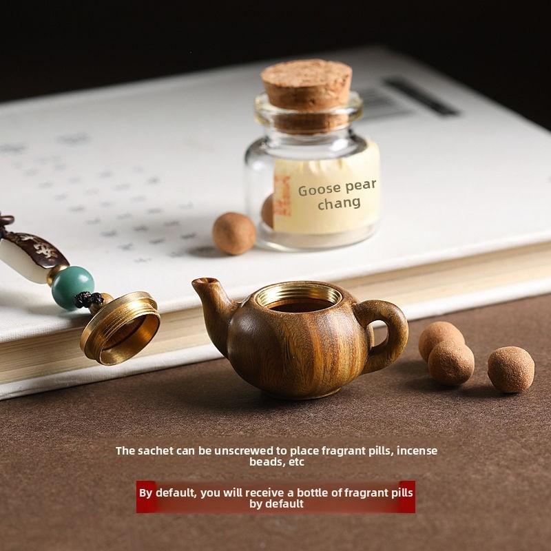 Mini Teapot Pendant Waterproof Phone Chain Cartoon Little Teapot Keychain  Women Men