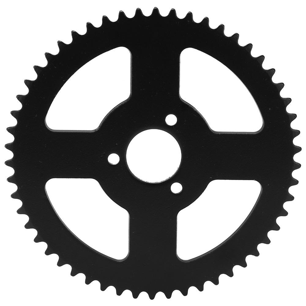 

T8F 54 Teeth Rear Chain Sprocket Steel 26mm Kart Crankset Sprocket 3 Hole Easy To Install for 47cc/49cc Motorcycle Scooter