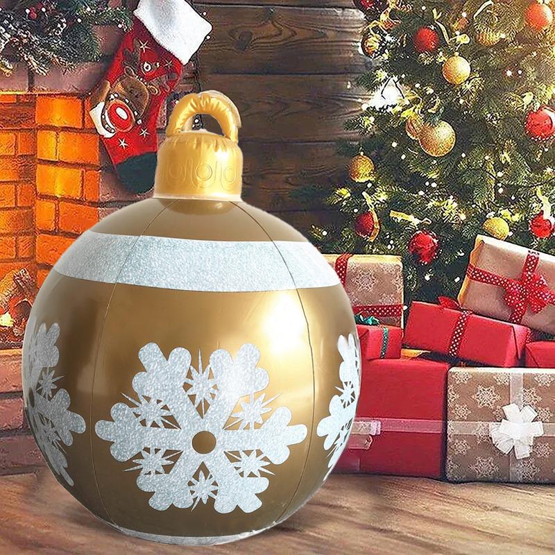 Christmas Toy Ball Outdoor Prints Festive Crafts Fun Balloon Inflatable Decoration