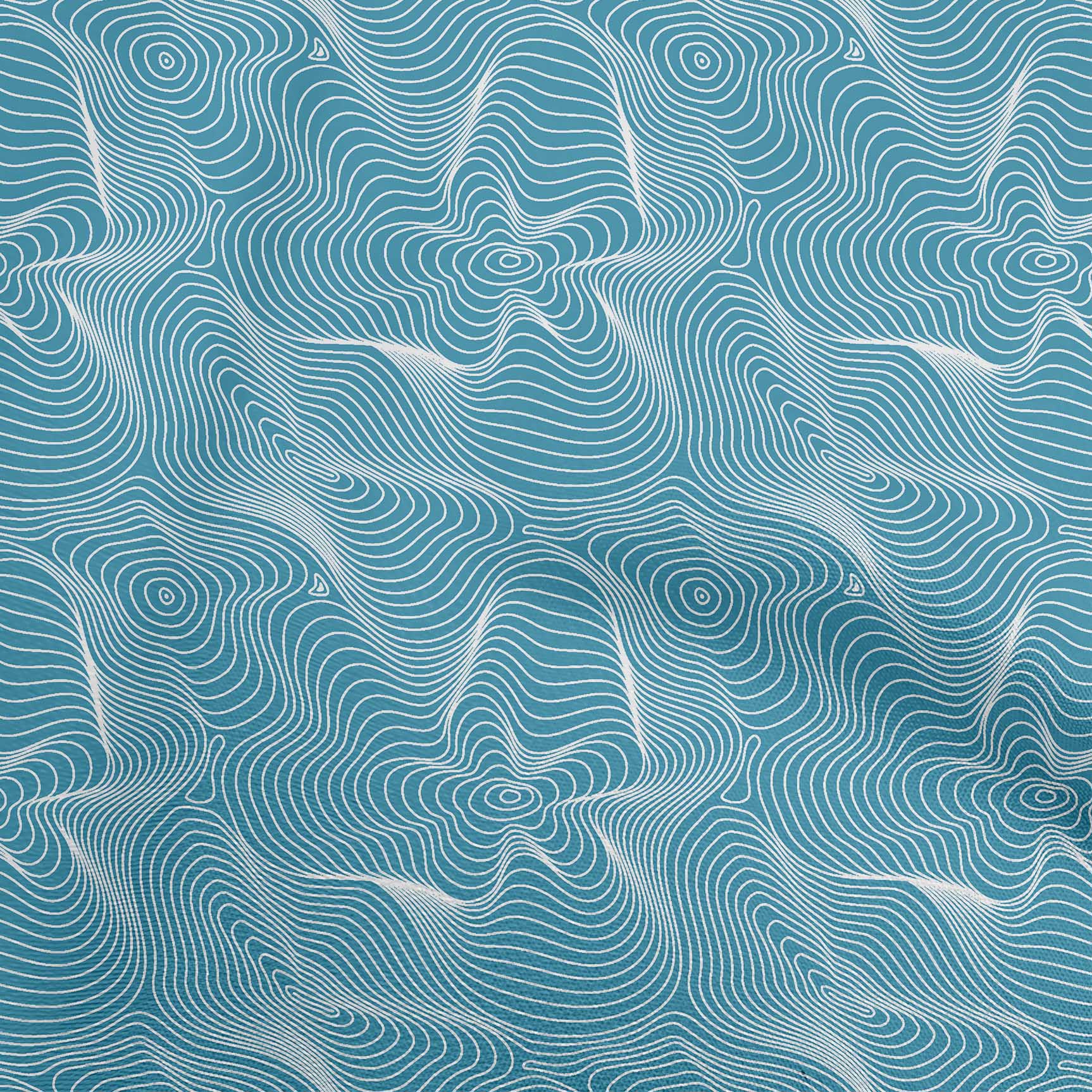 

OneOone Cotton Flex Green Fabric Муар Швейний матеріал Тканина з принтом у дворі 40 дюймів 42 Inch Wide - Viscose Chiffon чирок синього кольору