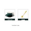 Sangqi Kaffeetasse und Untertasse Set mit Goldrand