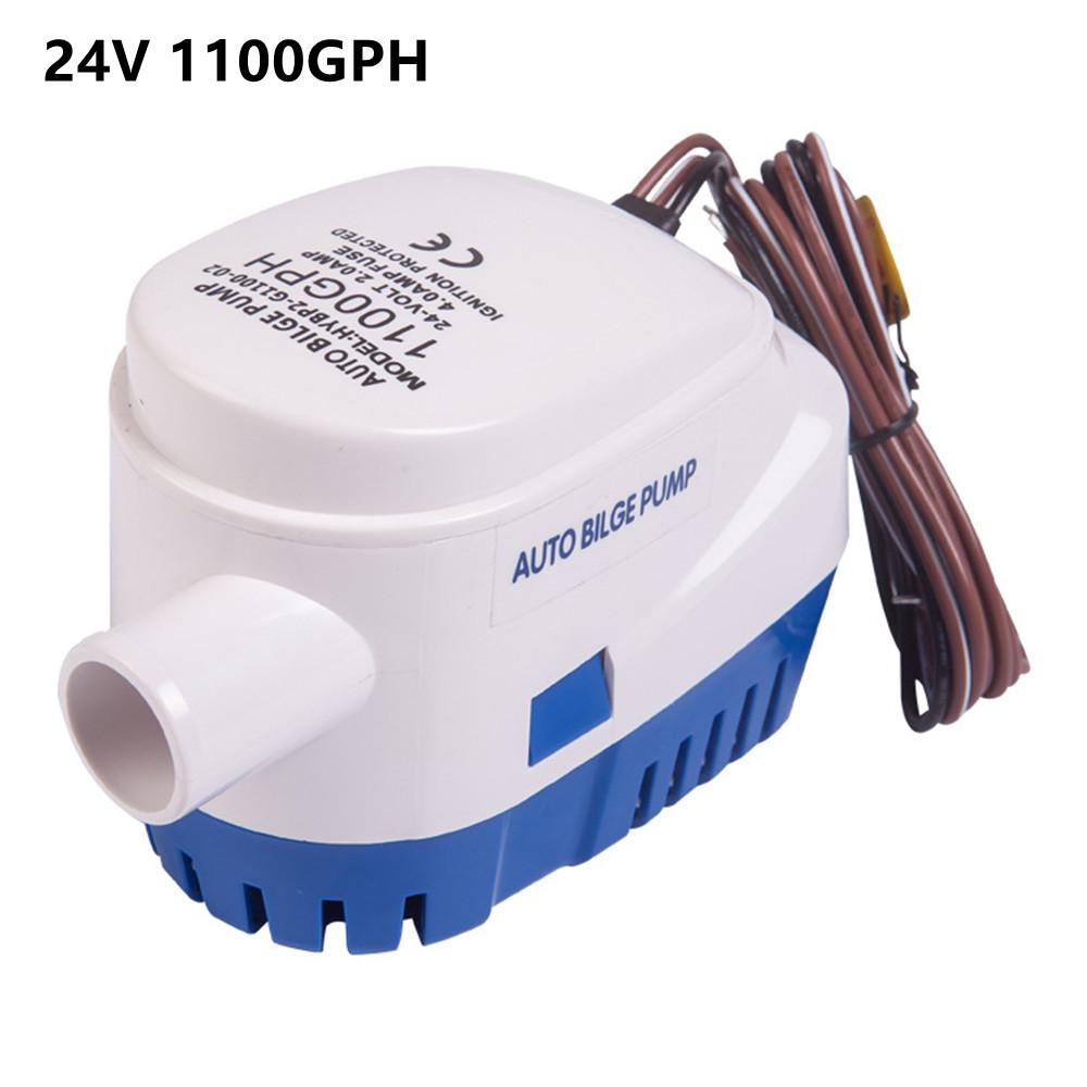 

Professional Automatic Bilge Pump for Boat 750GPH 1100GPH Submersible Electric Water Pump 12V 24V DC Motor for Houseboat & Boat