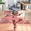 1PC Ballerina Princess Extra Large Non-Slip Floor carpet, Office, family, bedroom, Studio Large Area Rug,Longlasting Material-J0384