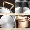 Naijiang Dual-Sided Hammered Stainless Steel Hot Pot