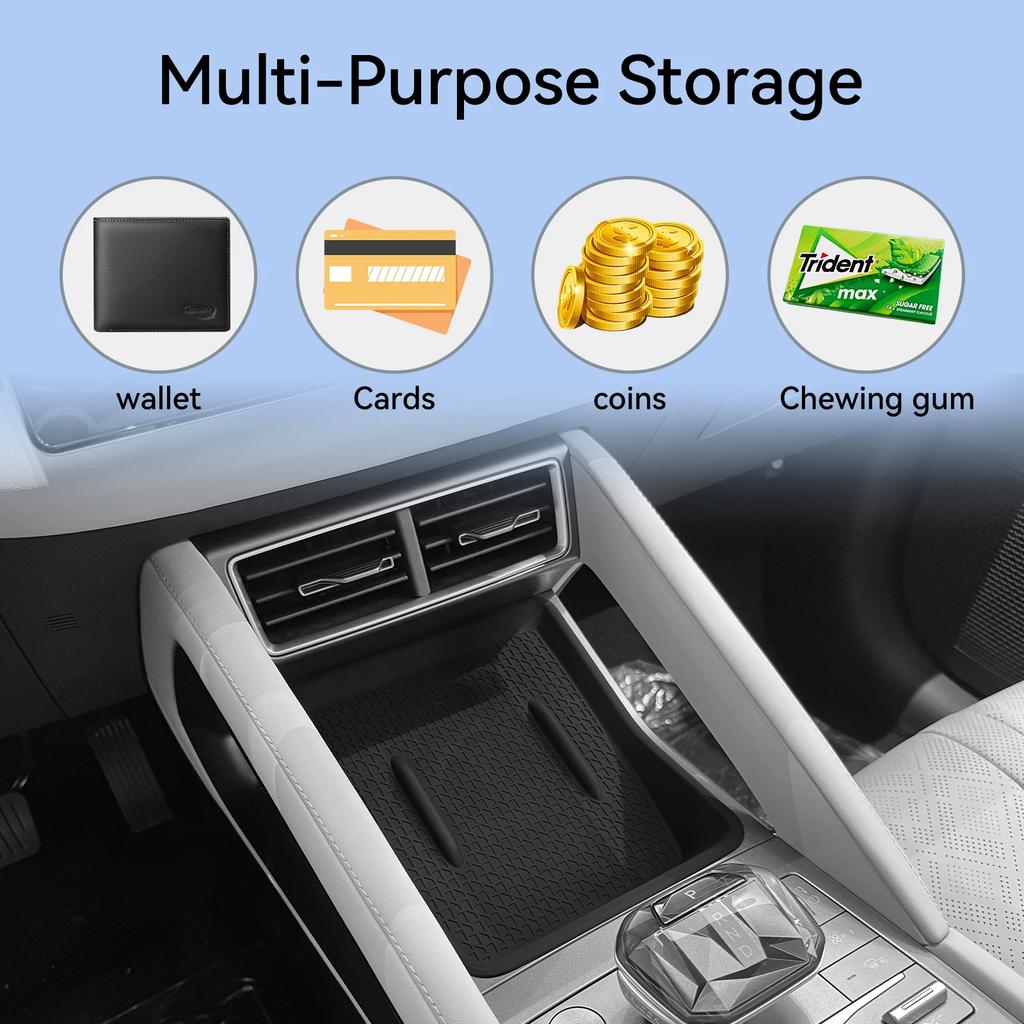 for BYD Yuan Pro 2024 2025 Wireless Charging Pad Interior Accessories Non-slip Pad Car Phone Charger Mat Protective Mat