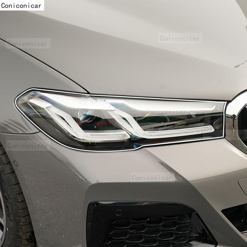 Car Headlight Protection Transparent Repair Anti-Scratch Protective Film TPU For BMW 5 Series F10 F11 G30 G31 G60 G61 2014-2024