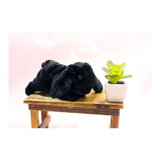 Takeoff Plush Rabbit Maron Holland Lop Black