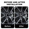 Car Styling Aluminum Wheel Hub Caps Sticker Emblem Decoration For Ford Mondeo Fiesta Ecosport Mustang Focus 2 3 4 Kuga Fusion
