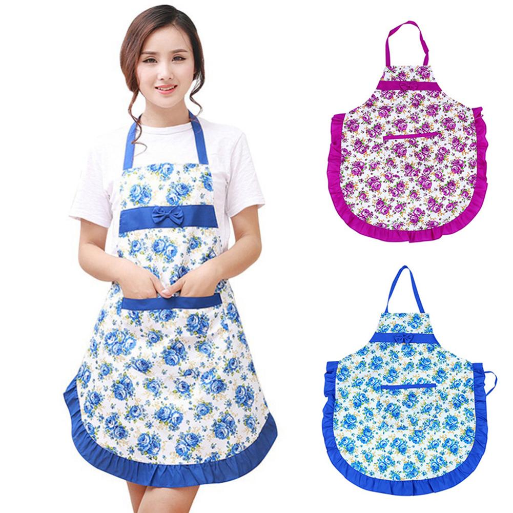 Kitchen Restaurant Cooking Pocket Dress Apron