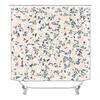 Plant Series Punch-Free Bathroom Shower Curtain