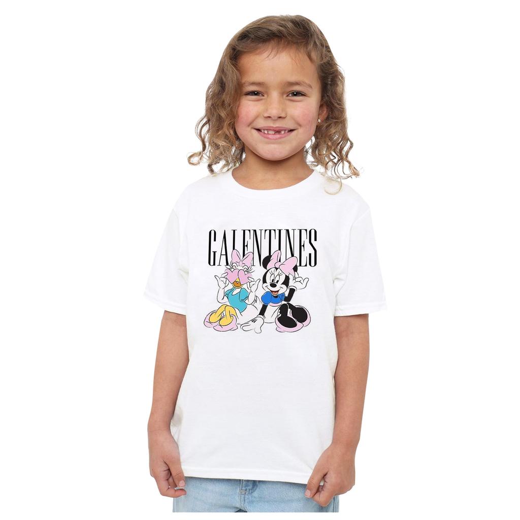 Disney Childrens/Kids Galentines Minnie Mouse Valentine`s Day T-Shirt