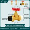 Full Copper Gate Valve for PPR, PE, and Tap Water Pipes - 20mm, 25mm, 32mm Double Union, Hot Melt Compatible.