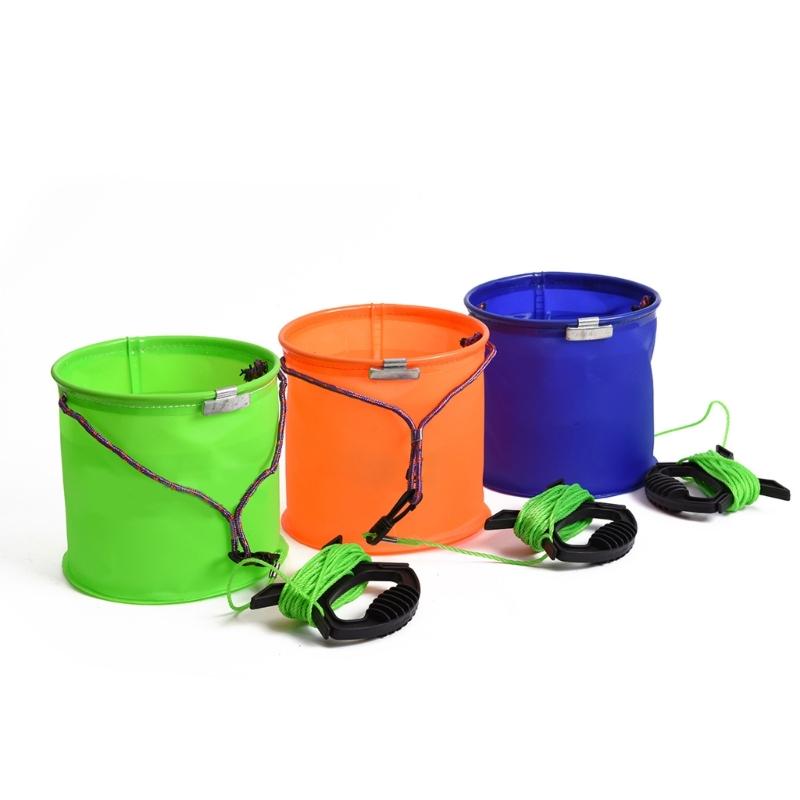 Stable Fishing Water Pail Nonslip Handle Nontoxic Fishing Water Container for Outdoor Lover