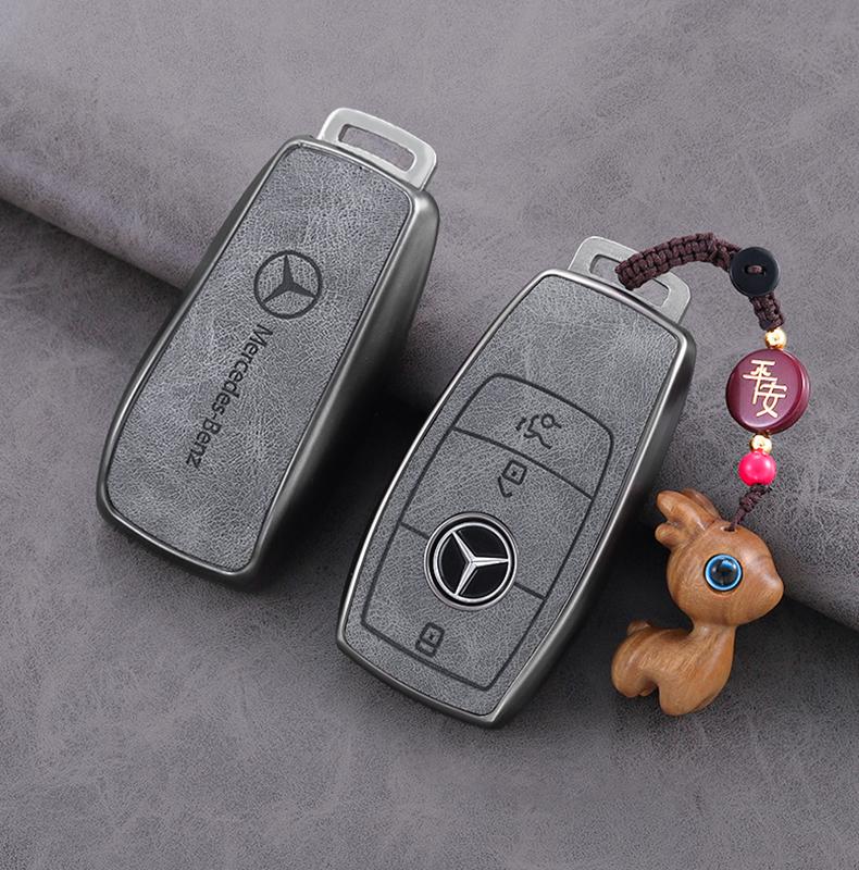 PZQ2   Fashion Car Remote Key Case Cover Shell For Mercedes Benz A C E S G Class GLC CLE CLA GLB GLS W177 W205 W213 W222 X167 AMG