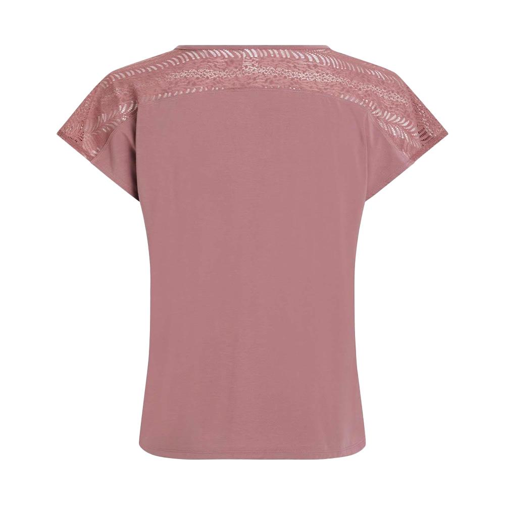 Calvin Klein Womens/Ladies Lace Detail Short-Sleeved Pyjama Top