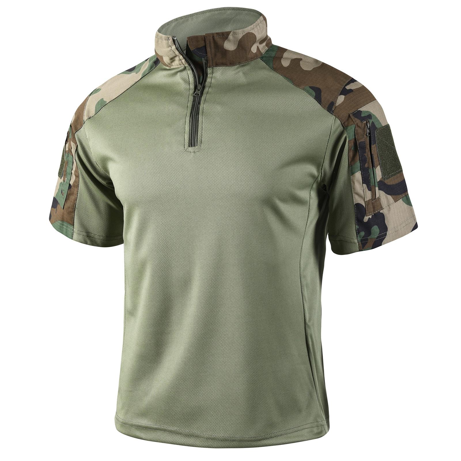 

Men Half Zip Short Sleeve Shirt Lightweight Breathable Quick Dry Athletic Performance Top XXXXXL світло-зелений колір