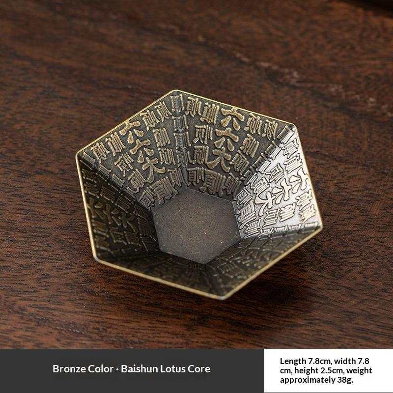 Unique Lotus Shape Alloy Incense Burner Stick Coil Holder Sandalwood Base for Gift Yoga Spa Home Decoration