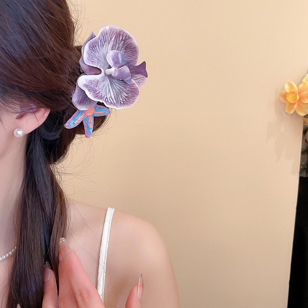 Ancient Style Flower Hair Clip Rose Flower Hanfu Hair Accessories  Photography Props