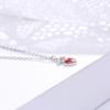 Crown Red Love Necklace Fashion Jewelry Niche Design Light Luxury Temperament Korean Version Pendant Women Premium