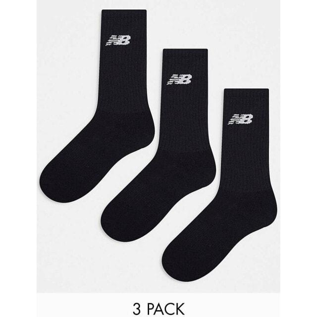 

Набор из 3 черных носков New Balance с логотипом