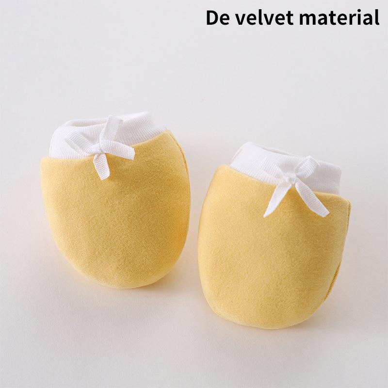 1 Çift Nefes Alabilir İnce Bebek Eldiveni Yenidoğan 0-12 Ay Bebek Yakalanma Önleyici Eldiven Yüz Koruma El Eldiveni Bebek Aksesuarları