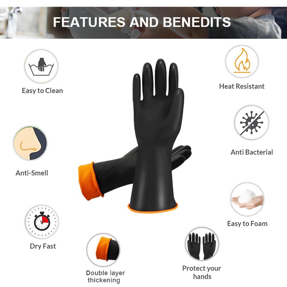 Protection for Home Yard Industrial Work Gloves Cleaning Tool Safety Supplies Chemical Gloves