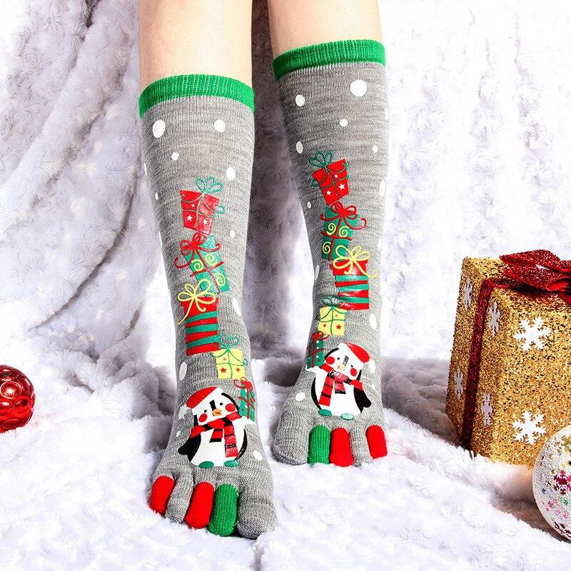 Christmas Five Finger Socks Christmas Decorations for Home Xmas Gifts Cristmas Decoration New Year Harajuku Socks