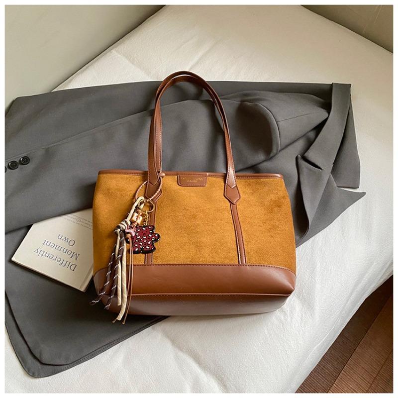 Simple Retro Large-capacity Bag Women's Autumn New Shoulder Bag Fashionable Texture Commuter Tote Bag