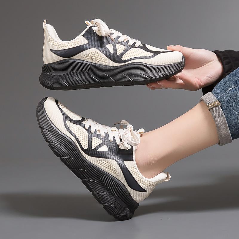 Men's casual four seasons new comfortable soft-soled sports shoes breathable running shoes soft-soled non-slip student sneakers