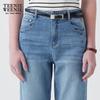 Teenie Weenie 2025 Summer Women's Patchwork Tapered Jeans