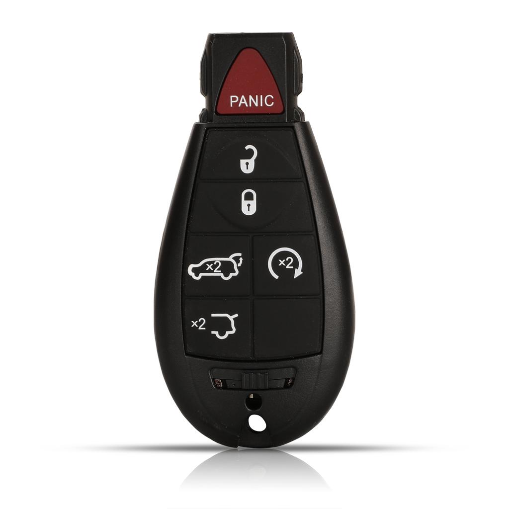 Jingyuqin 2/3/4/5/6 Tasten Fernbedienungsgehäuse Smart Key Shell Für Chrysler Jeep Grand Cherokee 2008 - 2015 Fob Smart Key Gehäuse