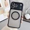 Applicable to Apple 17Promax mobile phone case, heat dissipation magnetic suction iPhone16Pro fixed-point bracket 15Pro protective case