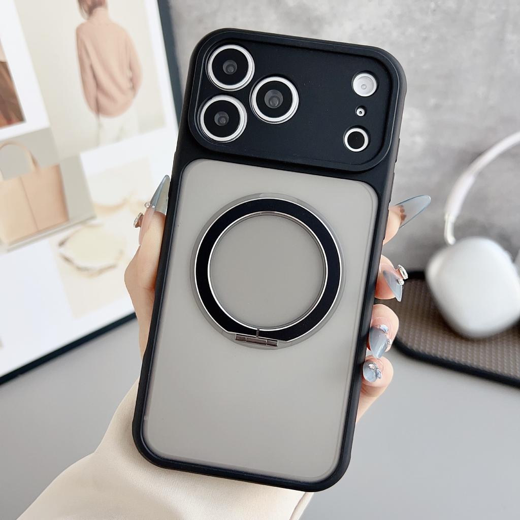 Applicable to Apple 17Promax mobile phone case, heat dissipation magnetic suction iPhone16Pro fixed-point bracket 15Pro protective case