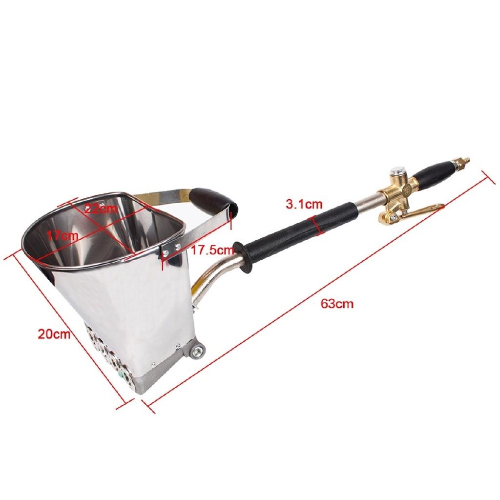 Mortar Cement Spray Guns with Bucket Wall Sprayer Plaster Sprayer Cement Spray Guns Concrete Plaster