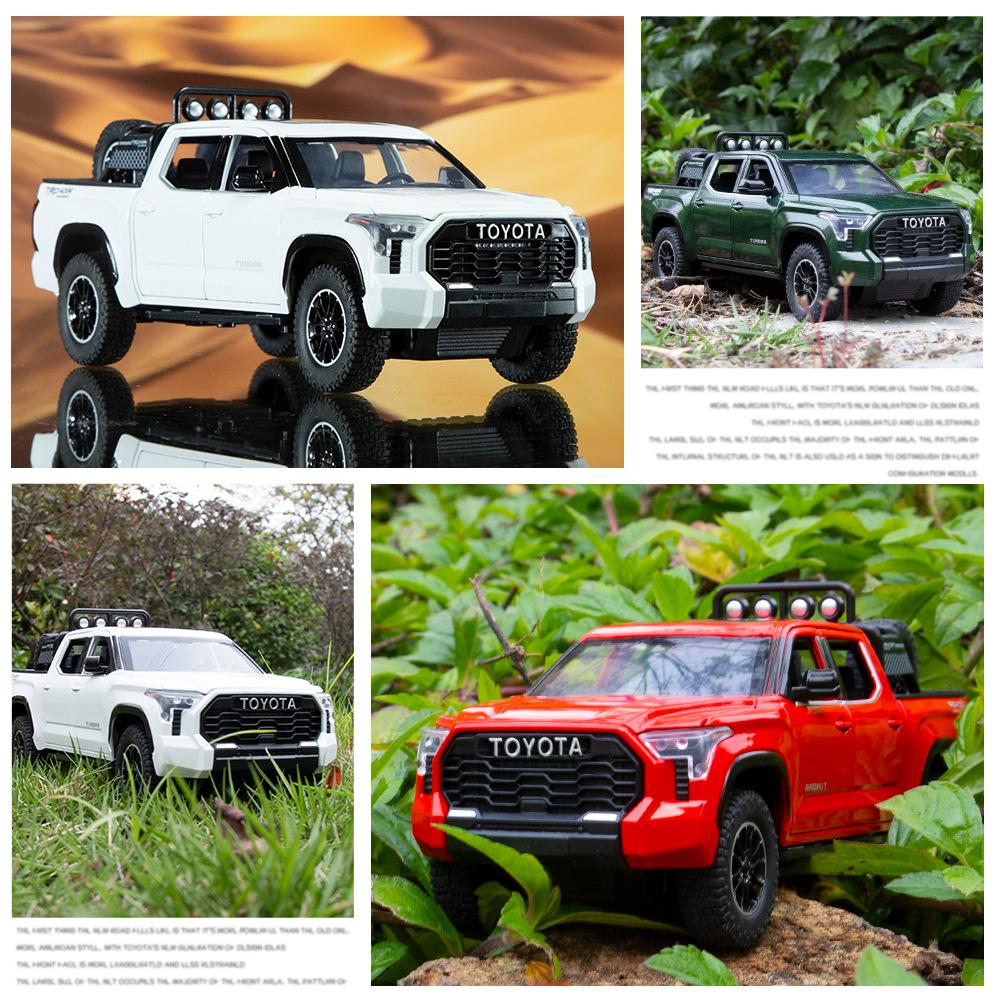 1/24 Fengtian Tantu Alloy Pickup Truck Model with Pull-Back, Sound & Light Features
