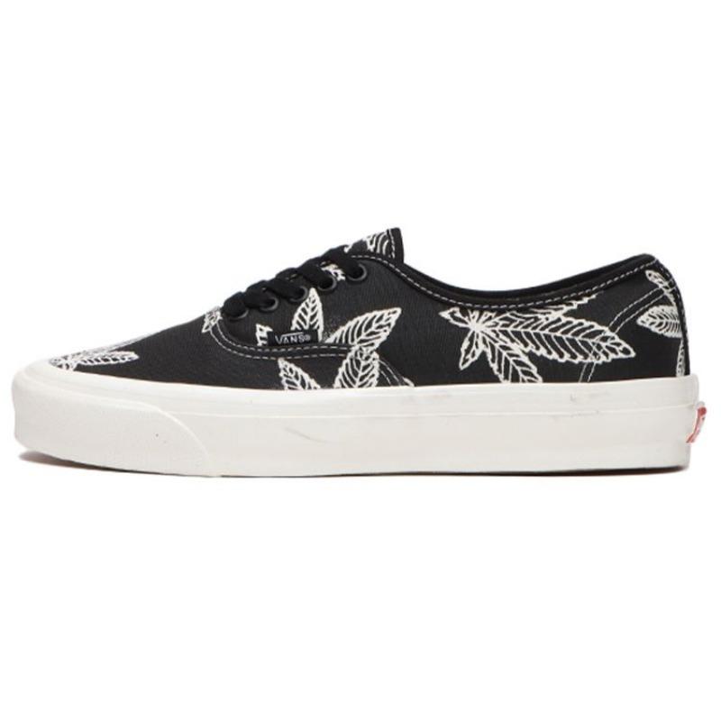 Vans Authentic LX Low Top Unisex Skate Shoes Black White VN0A4BV94JN 36