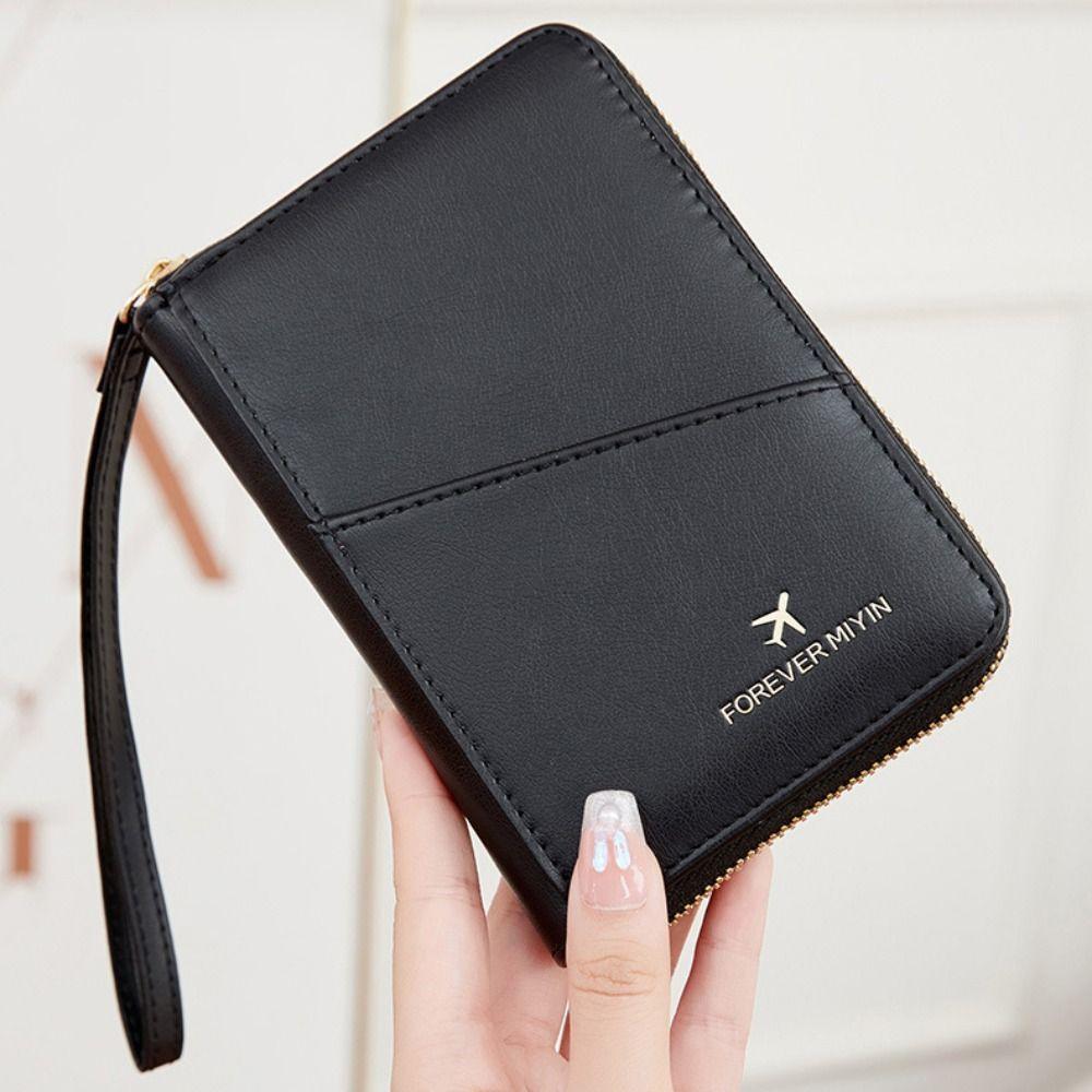 Multifunction Passport Cover with SIM Card Slots Card Case RFID Blocking Passport Clip  Female