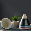 1pc Retro Japanese Triangular Cone Shape Pottery Tea Coffee Cup Pull Ceramic Mug Rough Latte Tea Porcelain Cup for Home Office
