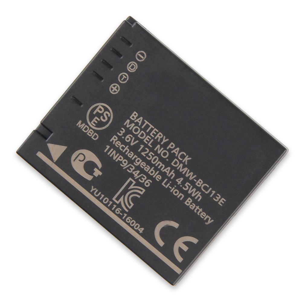 Replacement Camera Battery DMW-BCJ13E For Panasonic DMC-LX5 LX5GK LUX6 DMC-LX7 LX7GK 1250mAh