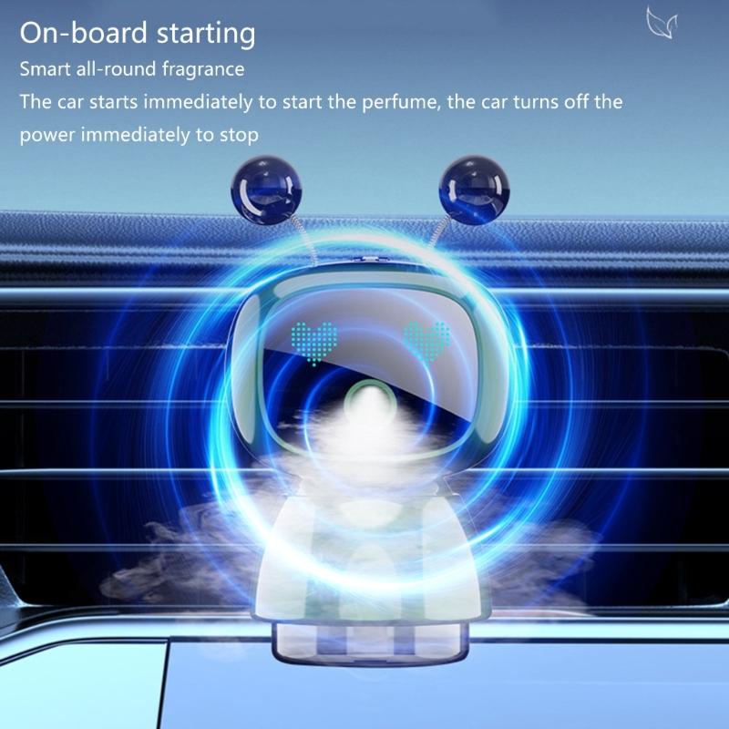 Fragrances Car Diffuser Robot Design Scent Clip with Adjustment Fragrances Unique Robot Car Air Freshener for Air Vent