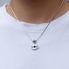 Metal Chains Blue Glass Butterfly Clavicle Chains Fashion Jewelry Demon Eye Blue Eyes Necklace